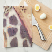 Linge De Cuisine Klimt Giraffe | Orné De Fleurs (Quart Plié)