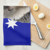 Linge De Cuisine Koala avec fond de drapeau australien (Quart Plié)