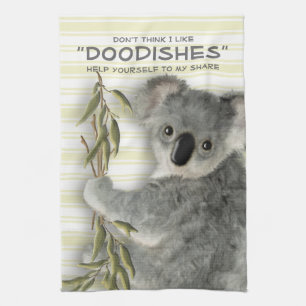 Linge De Cuisine Koala mignon drôle