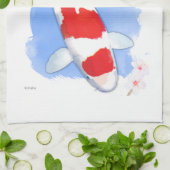 Linge De Cuisine Kohaku Koi (Plié)