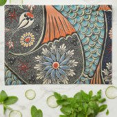 Linge De Cuisine Koi Mosaic (Plié)