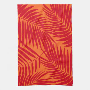 Linge De Cuisine Kona Palms Hawaiian Leaf