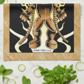 Linge De Cuisine Ku, Dieu hawaïen de Tiki (Plié)