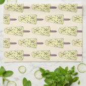 Linge De Cuisine Kulfi Qulfi Crème indienne de glace Dessert congel (Plié)