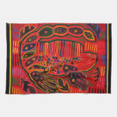 Linge De Cuisine Kuna Iguana Mola (Horizontal)