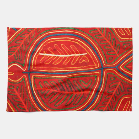 Linge De Cuisine Kuna Mola Stingray (Horizontal)