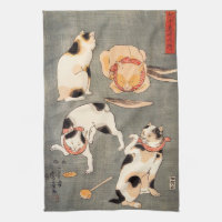 Kuniyoshi quatre chats