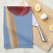 Linge De Cuisine La Balle De Cricket Touchant Les Pompes, (Quart Plié)