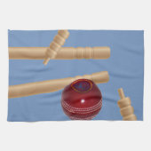 Linge De Cuisine La Balle De Cricket Touchant Les Pompes, (Horizontal)