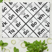 Linge De Cuisine La barre périodique (Plié)