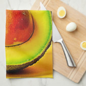 Linge De Cuisine La beauté d'une conception d'Avocado saine (Quart Plié)