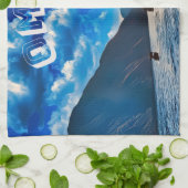 Linge De Cuisine La beauté majestueuse du paradis côtier omanais (Plié)