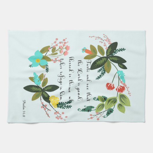 Linge De Cuisine La bible d'une manière encourageante exprime l'art (Horizontal)