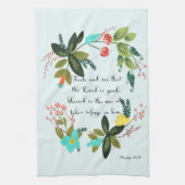 Linge De Cuisine La bible d'une manière encourageante exprime l'art (Vertical)