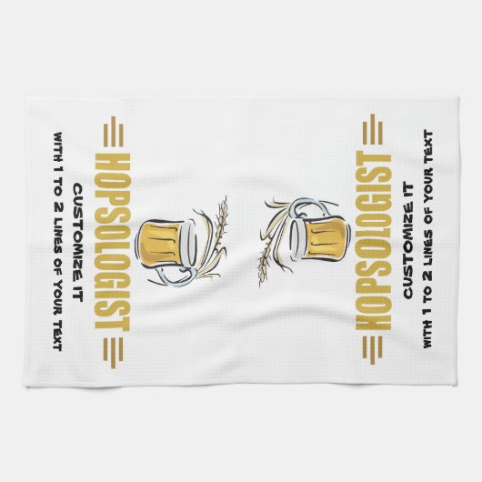 Linge De Cuisine La bière drôle (Horizontal)