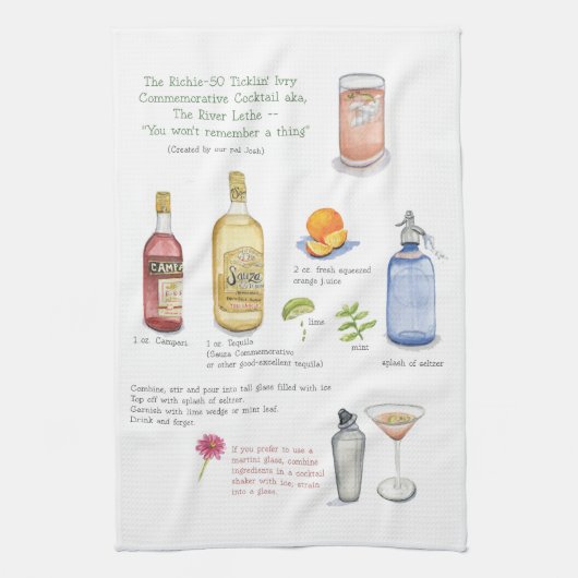 Linge De Cuisine La boisson de Josh (Vertical)