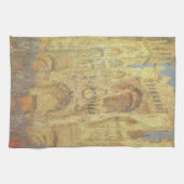 Linge De Cuisine La Cathédrale de Rouen, soleil couchant par Claude (Horizontal)