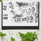 Linge De Cuisine La cérémonie hantée - (Plié)