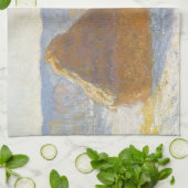 Linge De Cuisine La cheminée à grain du matin, Effet neige de Claud (Plié)