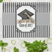 Linge De Cuisine La classe de 2017 célèbrent le bon cadeau (Plié)