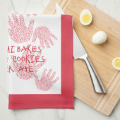 Linge De Cuisine La cuisine de Mimi cadeau Red Grand-mère (Quart Plié)