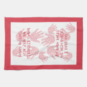 Linge De Cuisine La cuisine de Nana cadeau Red Grand-mère (Horizontal)