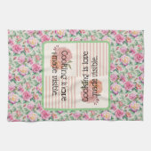 linge de cuisine. La cuisine est l'amour rendu vis (Horizontal)