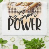 Linge De Cuisine La Cuisine Inspirante Est Ma Superpuissance (Plié)