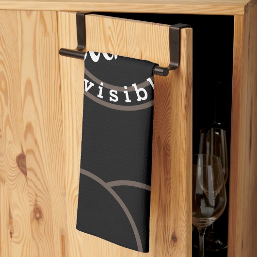 Linge De Cuisine La cuisson est l'amour rendu visible (Pliage en tiers)