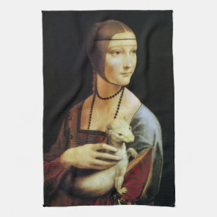 Linge De Cuisine La Dame à l'hermine de Léonard de Vinci