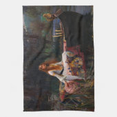 Linge De Cuisine La Dame de Shalott par John William Waterhouse (Vertical)