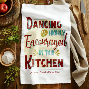 Linge De Cuisine La Danse Est Très Encouragée Dans Cette Cuisine