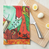 Linge De Cuisine LA DINDE S'EST ÉCHAPPÉE ! Action de grâce  (Quart Plié)