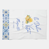 Linge De Cuisine La Dolce Vita Custom Newlywed (Horizontal)