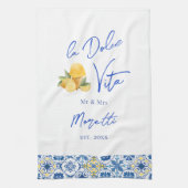 Linge De Cuisine La Dolce Vita Custom Newlywed (Vertical)