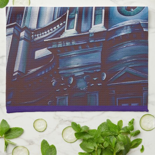 Linge De Cuisine La façade de Borromini (Plié)