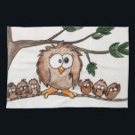 Linge De Cuisine La famille de hibou<br><div class="desc">La famille de hibou est une conception originale par Krazykerry</div>