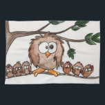 Linge De Cuisine La famille de hibou<br><div class="desc">La famille de hibou est une conception originale par Krazykerry</div>