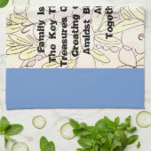 Linge De Cuisine La Famille Est La Clé (Plié)