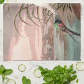 Linge De Cuisine La faune des oiseaux d'Audubon de Spoonbill Roseat (Plié)