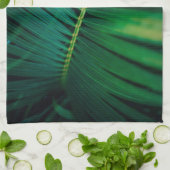 Linge De Cuisine La Feuille verte Forêt tropicale Nature Photo (Plié)