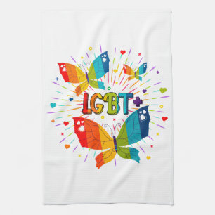 Linge De Cuisine La fierté papillon L'amour est l'amour Sensibilisa