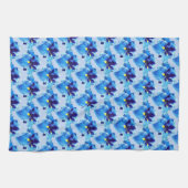 LINGE DE CUISINE LA FLEUR JAPONAISE D'IRIS (Horizontal)
