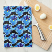 LINGE DE CUISINE LA FLEUR JAPONAISE D'IRIS (Quart Plié)