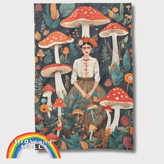 Linge De Cuisine La forêt de champignons Frida de Maman pour Noël