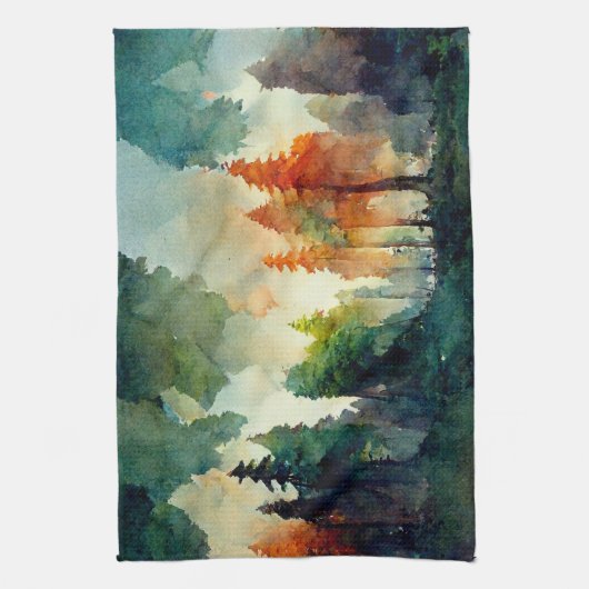 Linge De Cuisine La forêt (nature) (Vertical)