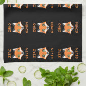 Linge De Cuisine La Fox Zéro branchée Dit l'expression Cartoon Emoj (Plié)