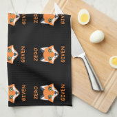 Linge De Cuisine La Fox Zéro branchée Dit l'expression Cartoon Emoj (Quart Plié)