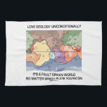 Linge De Cuisine La géologie de l'amour, un monde inconditionnel et<br><div class="desc">Montrez votre sens aigu du humour géologique avec cette serviette de cuisine avec une carte des plaques de la Terre, ainsi que l'adage scientifique "Love Geology Unconditional It's A Fault Driven World, Quelle que soit votre plaque". Pas besoin d'être sismologue, géologue ou scientifique de la Terre pour profiter d'une attitude...</div>