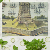 Linge De Cuisine La grande statue de Bartholdi, Statue de la Libert (Plié)